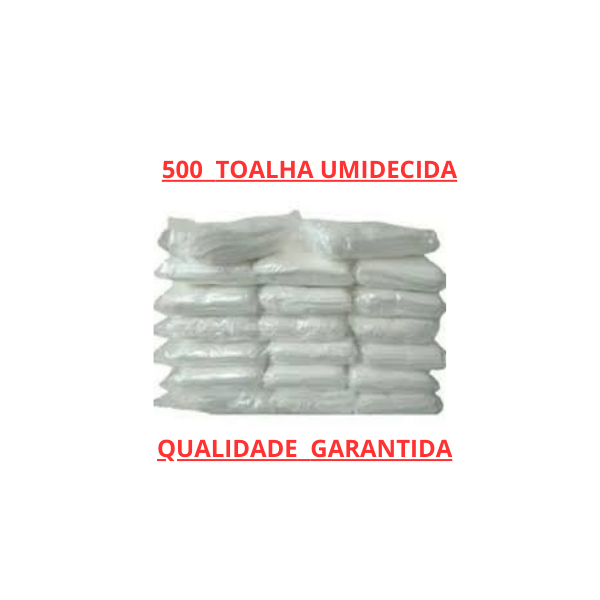 TOALHA UMEDECIDO TOALHINHAS  500  UNIDADES  OTIMA QUALIDADE em Oferta na Shopee
