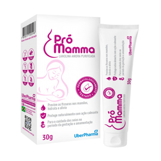 Pró Mamma - Pomada Para Seios Lanolina Anidra Purificada 30g em Oferta na Shopee