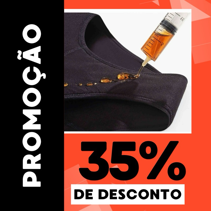 kit 3 Calcinha Absorvente Menstrual Feminina Reutilizável em Oferta na Shopee