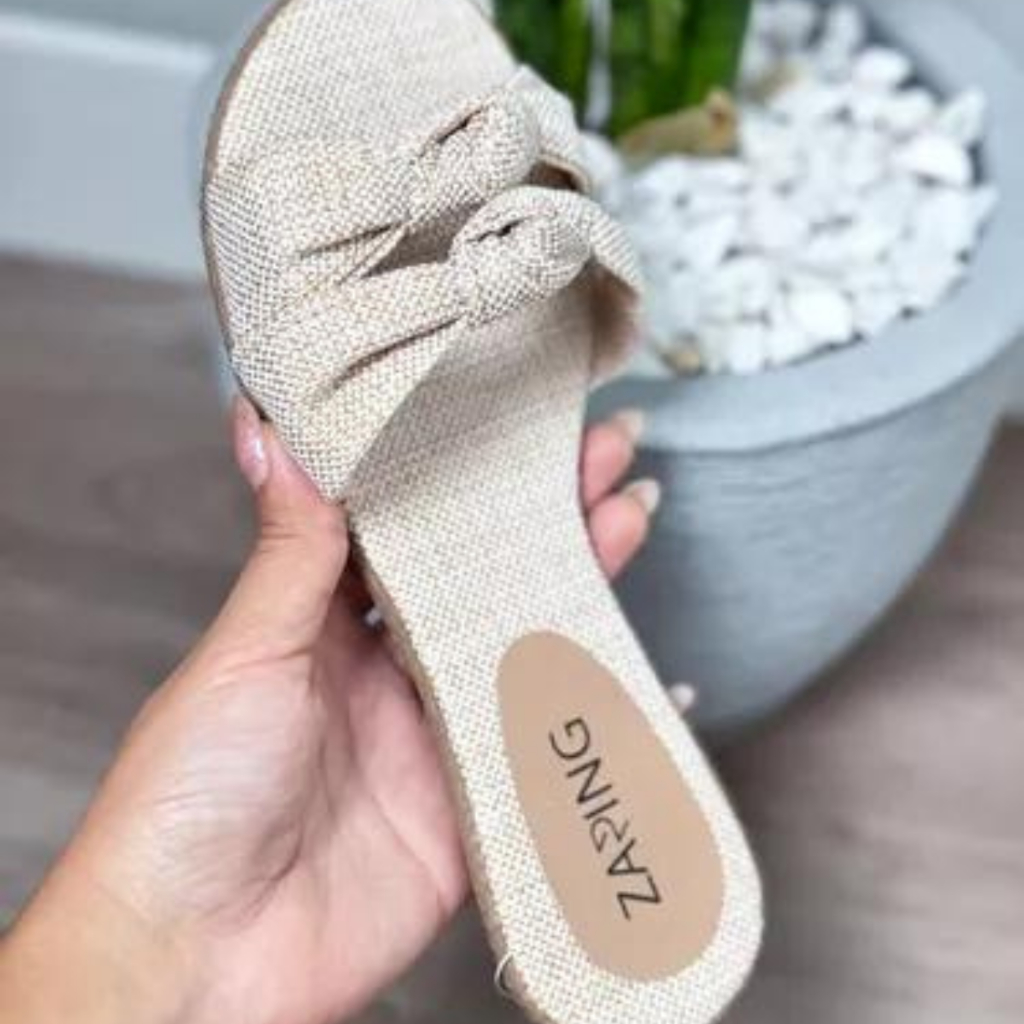 Rasteirinha Sandália Trançada  Modelo Chinelo Confortável Leve Casual Promoção em Oferta na Shopee