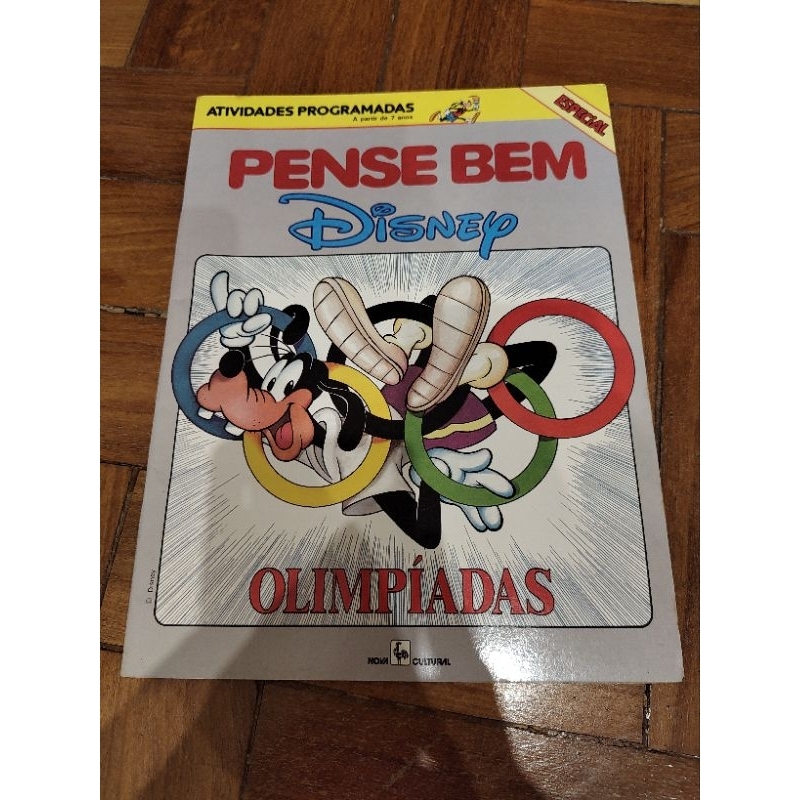 Revista jogo Pense Bem edição especial Olimpíadas