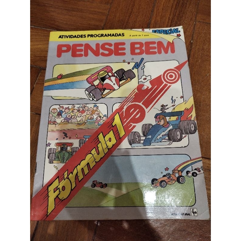 Revista jogo Pense Bem edição especial Fórmula 1