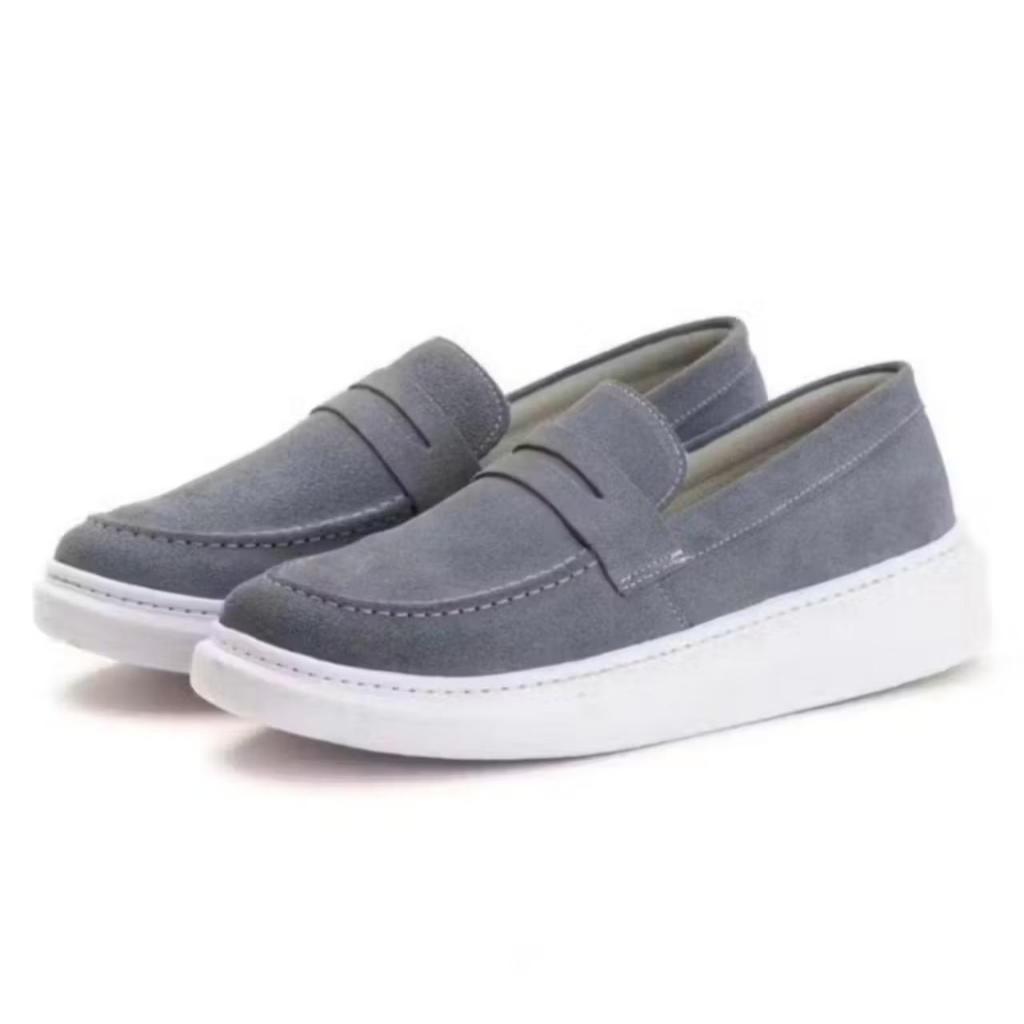 Sapato Oxford Masculino Loafer Mocassim Elegante Brogue De Couro Premium Macio Costurado Esporte Fino Confortável