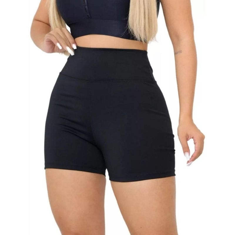 kit 2 anágua shorts segunda pele cós alto duplo ajuda a modelar o corpo. lingerie íntima