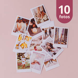 Kit 10 Fotos Mini - Revelação Profissional Presente Envio Rápido em Oferta na Shopee