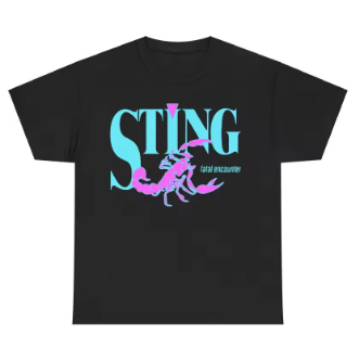 Camiseta Sting Fatal Final Encounter Adulto/Infantil Lançamento Unissex Em Algodao