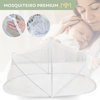Mosquiteiro Para Ninho Redutor De Berço Enxoval Dobrável Avulso Bebê Portátil Branco em Oferta na Shopee
