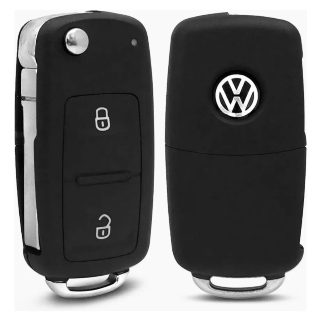 Carcaça Chave Canivete Volks Saveiro G5 Golf Fox Amarok 2bt