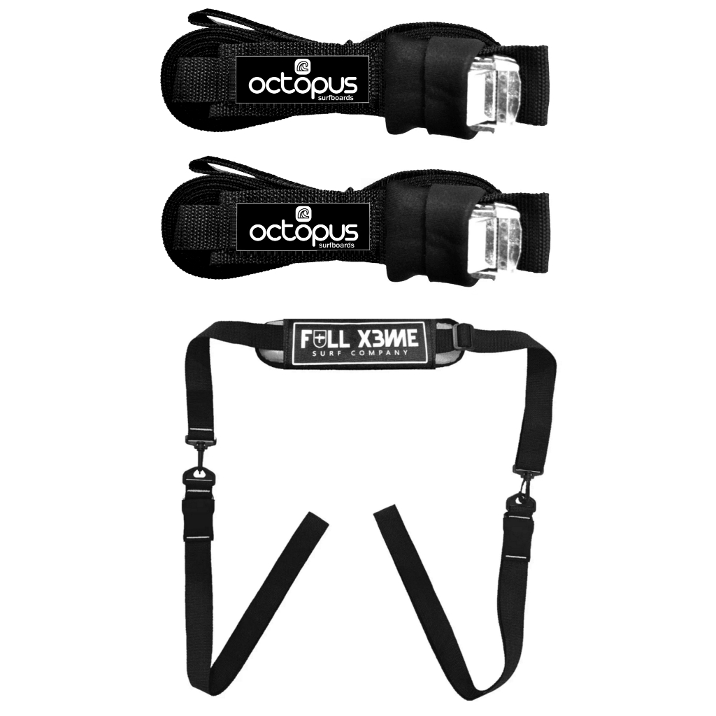 Leash Espiral Stand Up Paddle + Fita Rack Transporte prancha de Stand up Paddle