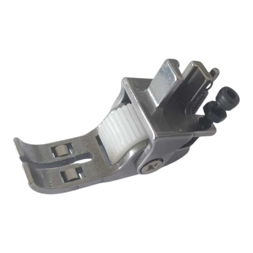 calcador com rolete dentado nylon para reta industrial máquina costura