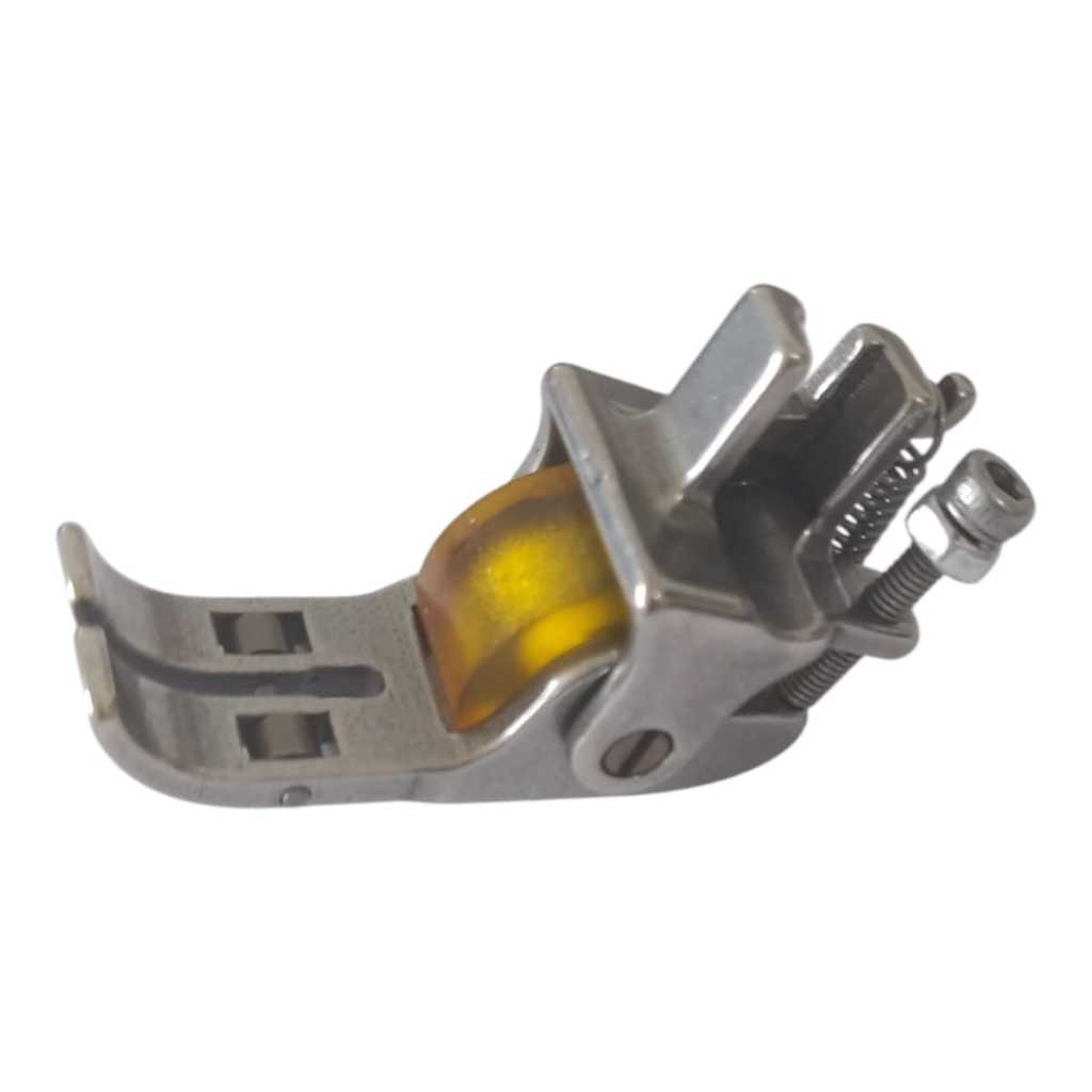 Calcador Com Rolete Liso de Silicone para reta industrial máquina costura