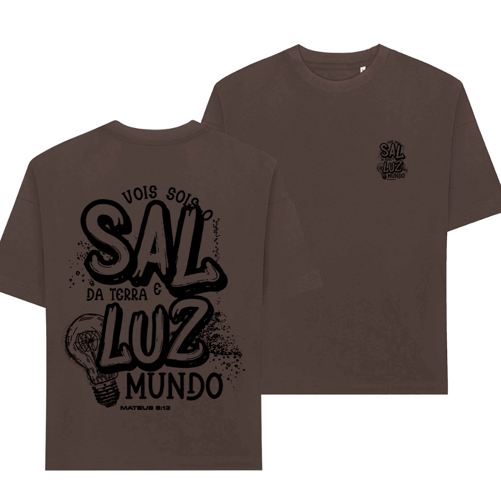 Camiseta Feminina Oversized ou T-shirt Jesus Salva Cruz Gospel Malha Premium Evangélica Baby Look — imagem 2 de 2