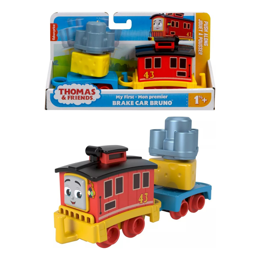 Thomas & Friends Meu Primeiro Trem Brake Car Bruno Brinquedo Infantil Educativo e Colecionável