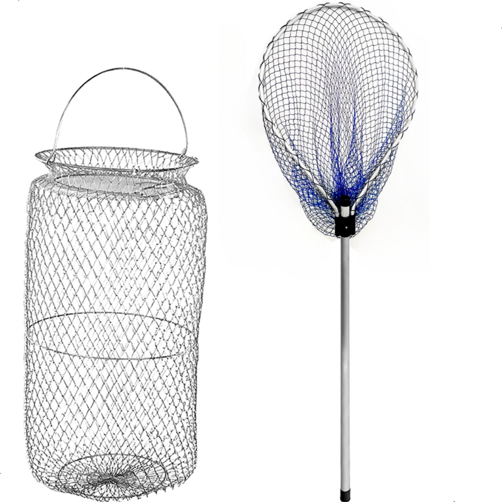 Kit Passagua Retratil Azul + Sambura Arame Com Tampa Malha