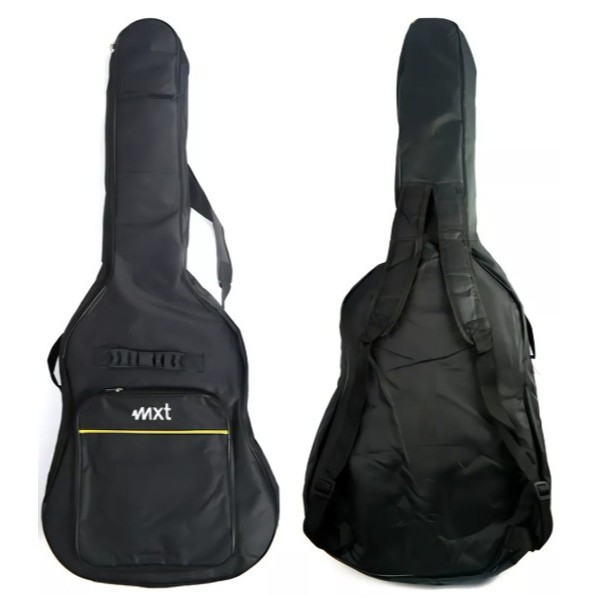 Imagem CAPA VIOLAO LUXO 5MM EM OXFORD 600, DUPLA ALCA DE MAO E OMBRO, BOLSO DUPLO, 106X43X12, MX-A05