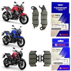 KIT PASTILHA FREIO Y-TEQ ORIGINAL YAMAHA FAZER 250 FZ25 2016 A 2025