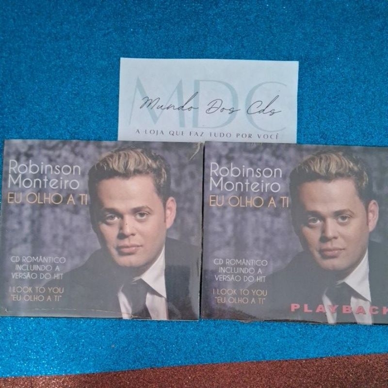 Cd Robson Monteiro - Eu Olho a Ti Cd Voz e Cd Playback