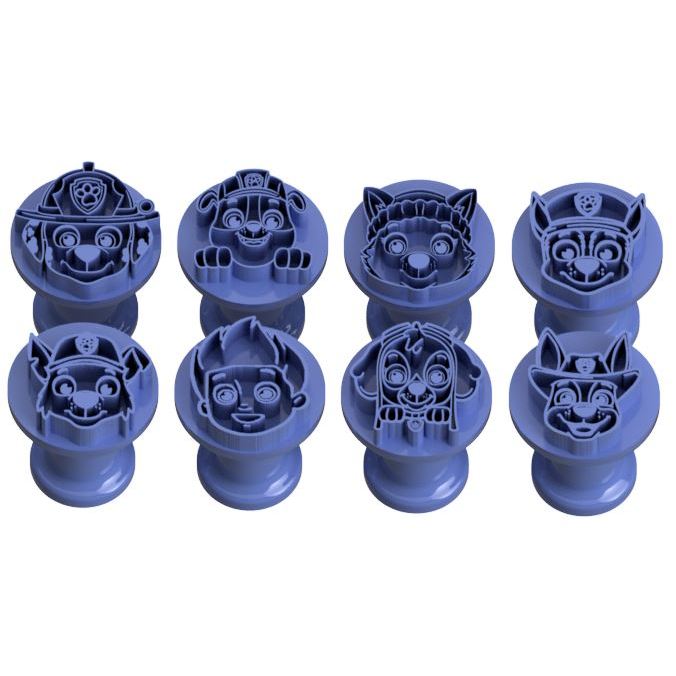 Carimbo para Doces e Brigadeiro Patrulha Canina 8 pinos-2025 em Oferta na Shopee