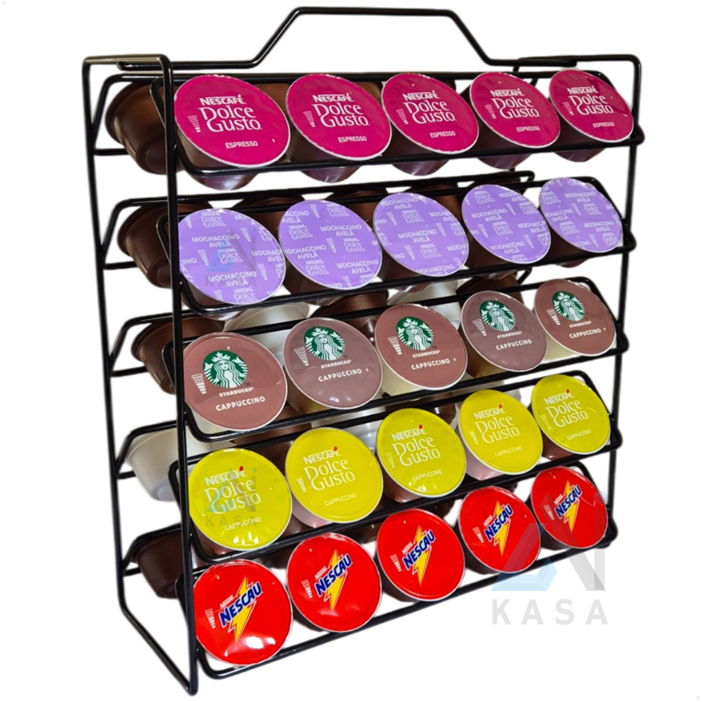 Suporte Porta Cápsula Dolce Gusto 40 50 Unidades Organizador Cantinho Café Expresso
