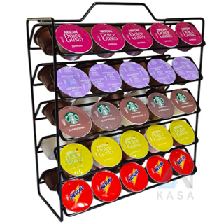Suporte Porta Cápsula Dolce Gusto 40 50 Unidades Organizador Cantinho Café Expresso em Oferta na Shopee