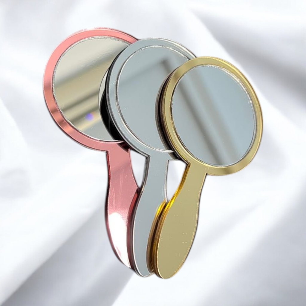 Kit 10 Espelho Bolsa Mini Personalizado Com Sua Logo Empresa Brinde Mimo Presente Acrilico Espelhado em Oferta na Shopee