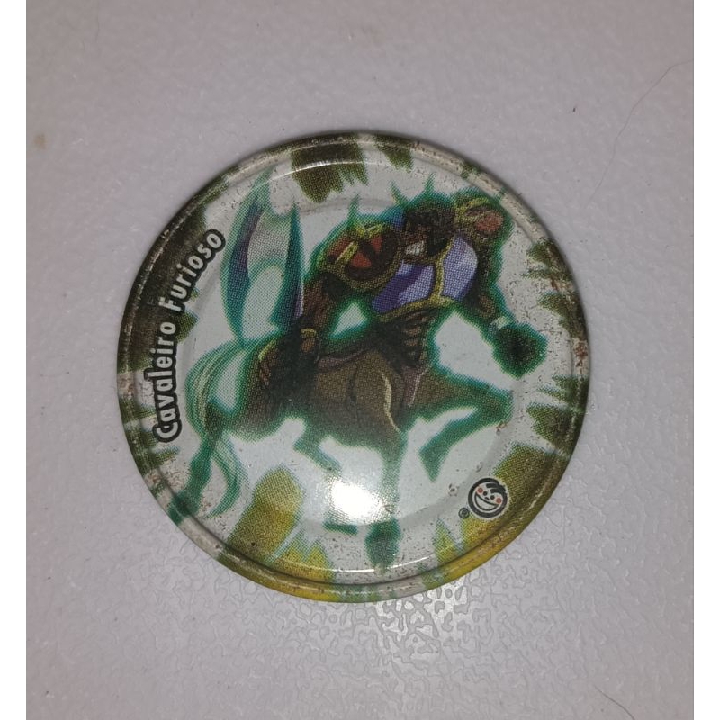 Tazo de metal Yu Gi Oh Cavaleiro Furioso 40