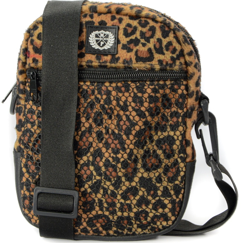 Shoulder Bag Transversal Mini Bag Onça Basica Com Alca Regulagem
