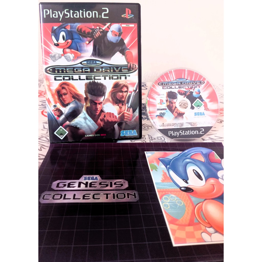 Jogo Sega Genesis Collection para Play 2 Mídia Física