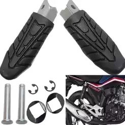 Par Pedaleira Traseira Honda Titan Fan 160 Start 160 2016 2017 2018 2019 2020 2021 2022 2023
