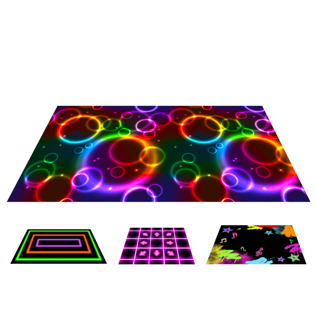 Tapete Em Lona Semibrilho Diversos Modelos Neon em Oferta na Shopee