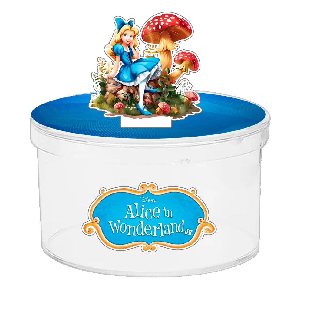 Kit 10 Latas 6x4 Alice No Pais Das Maravilhas