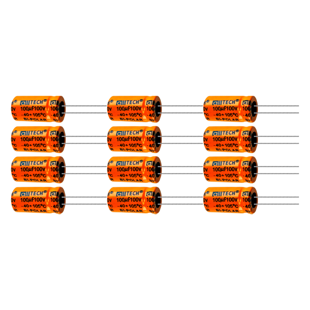 Kit 9x Capacitor Bipolar 100x100 100uf 100v Para Alto Falante