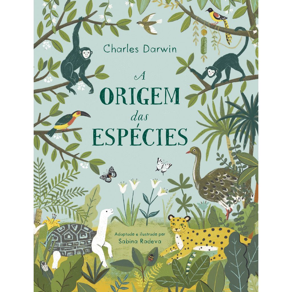 Livro A origem das espécies: Adaptado e ilustrado por Sabina Radeva Charles Darwin Intrínseca em Oferta na Shopee