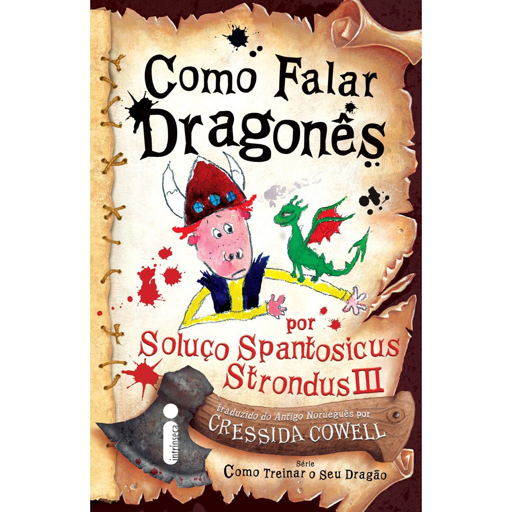 Livro Como falar dragonês Série Como treinar o seu dragão volume 3 Cressida Cowell Intrínseca em Oferta na Shopee