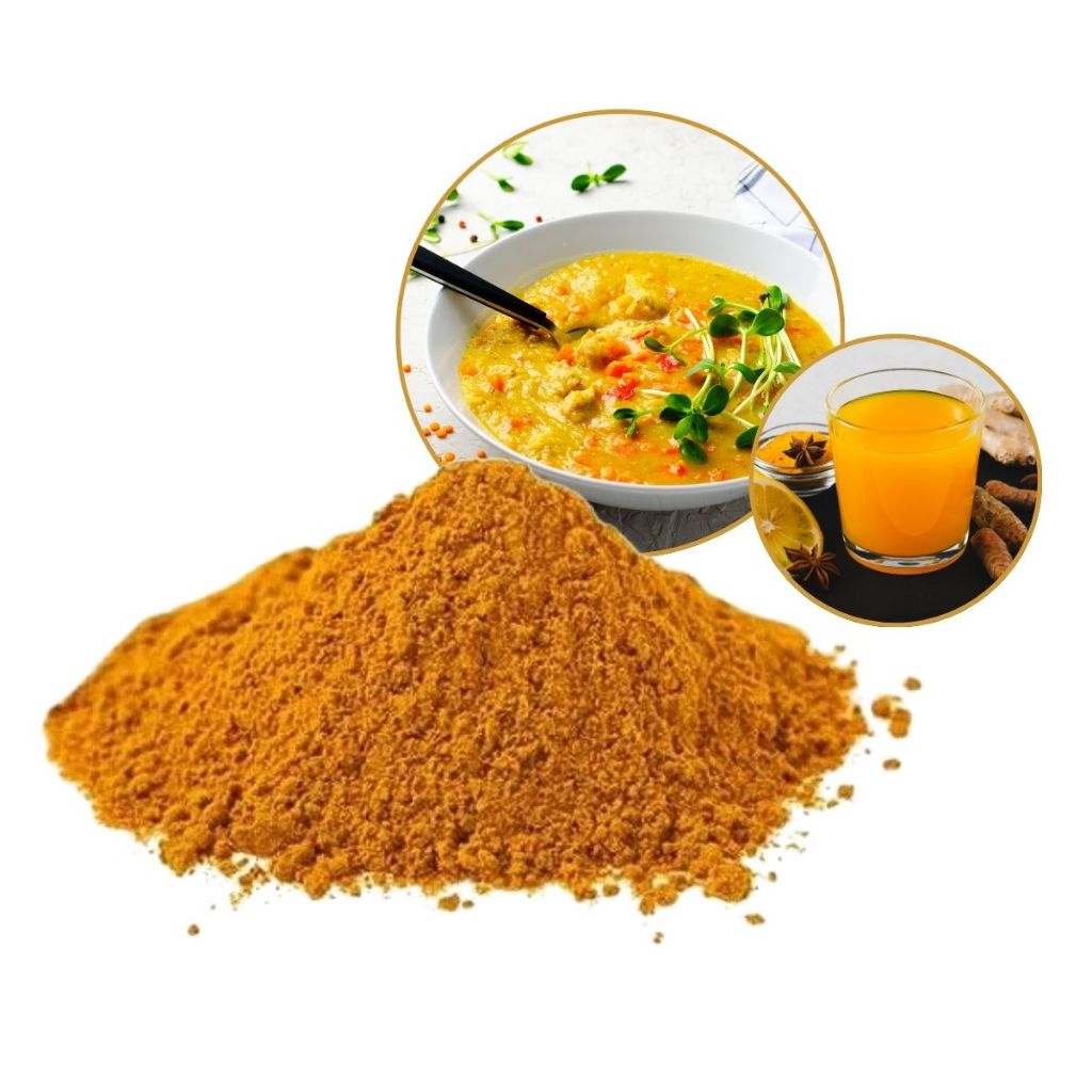 Cúrcuma em Pó Puro Tempero 100% Natural Açafrão Da Terra Embalagem com 200g