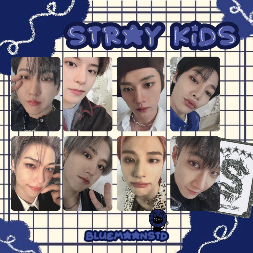 STRAY KIDS PHOTOCARDS FANMADE 5 STAR em Oferta na Shopee
