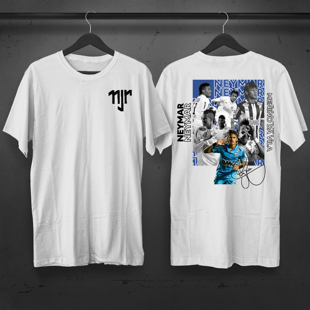 Camiseta Unissex Neymar JR Camisa Exclusiva T Shirt Ney Junior Grande Craque 100% Algodão Premium em Oferta na Shopee