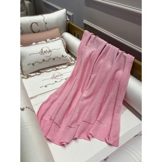 Manta Tricot Poá Saída Maternidade Bebê Recém Nascido em Oferta na Shopee