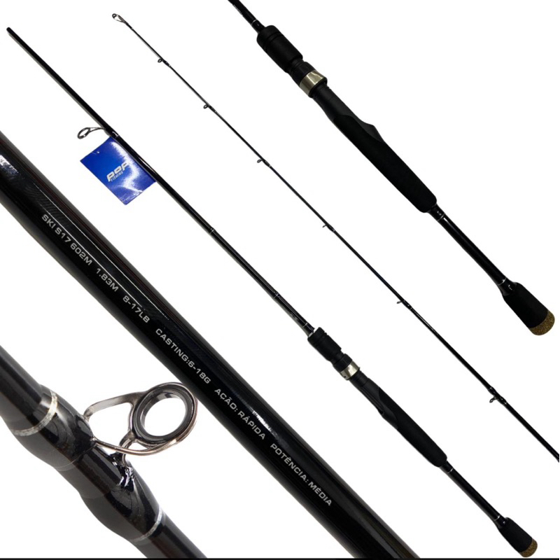 VARA PARA PESCA MOLINETE CARBONO MARURI POP SKIMMER 1.68M 8-17 LBS