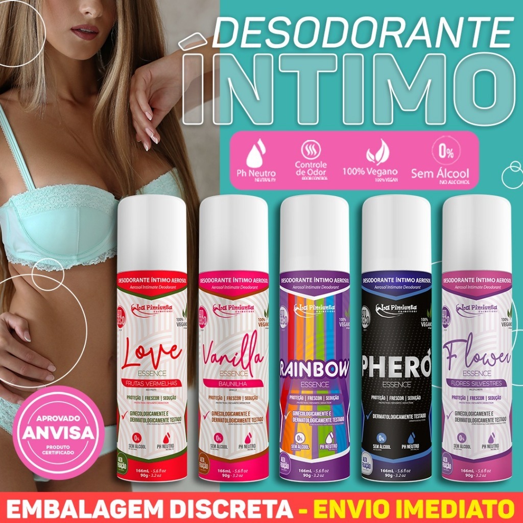 DESODORANTE INTIMO - UMA EXPERIÊNCIA REFRESCANTE E IRRESISTÍVEL!