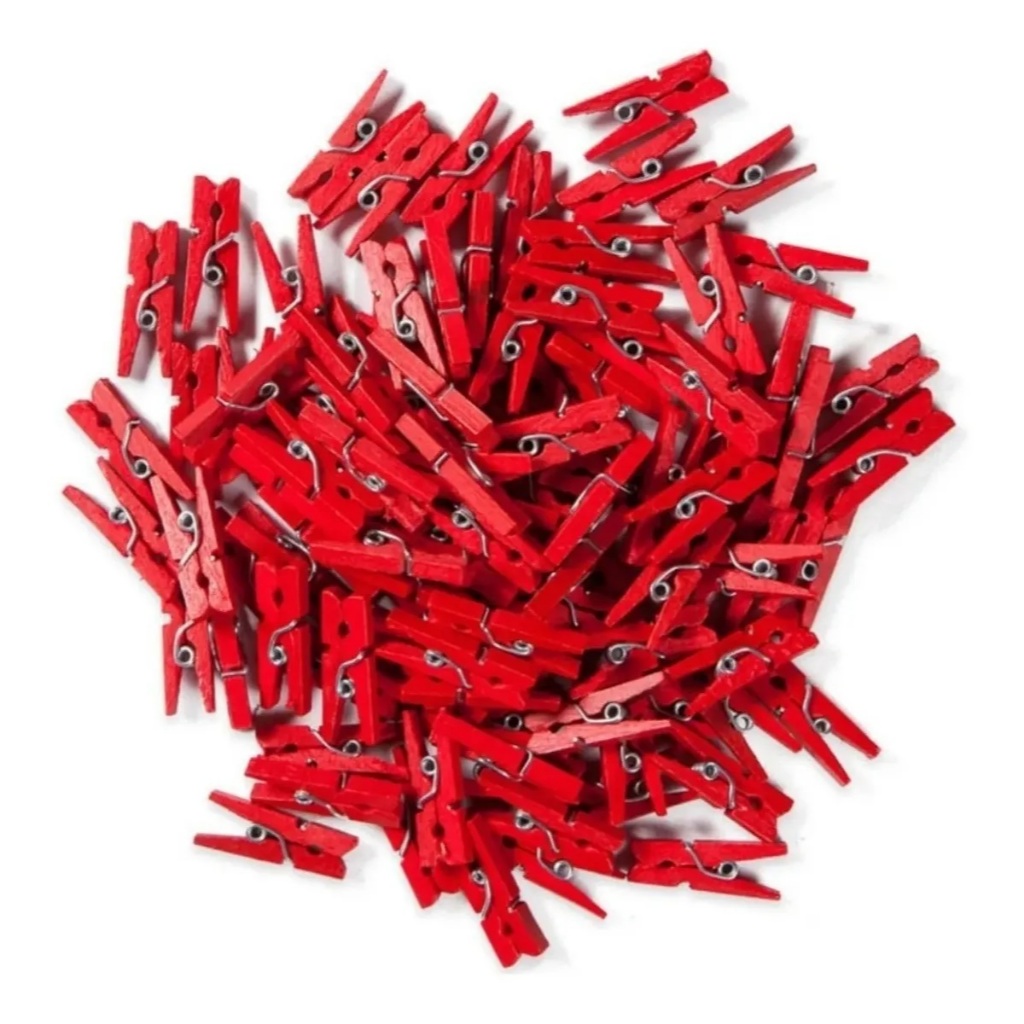 Mini Prendedor Pregador Lembrancinha Madeira 2,5 Cm- 200 Und em Oferta na Shopee