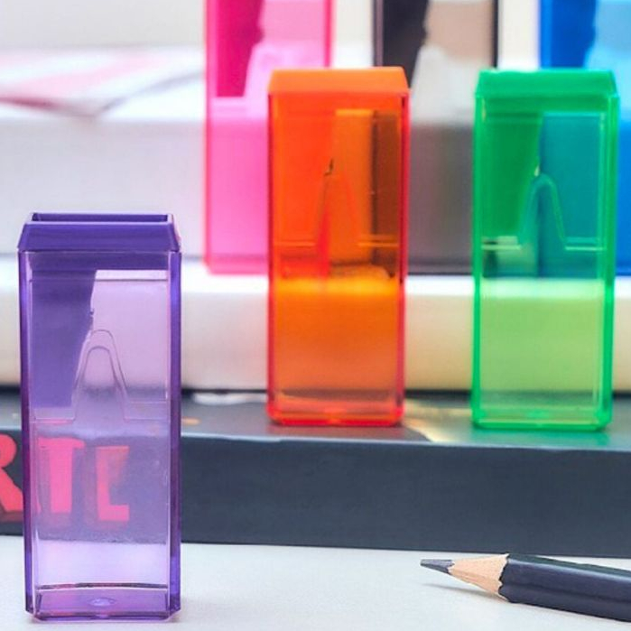 Caixa Apontador com Depósito Apontador de Lápis Material Escolar Volta as Aulas Atacado Coloridos em Oferta na Shopee