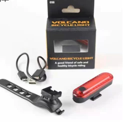 Lâmpada Lanterna (600810) Traseira Sinalizador LED Recarregável PROVA AGUA Bike Bicicleta