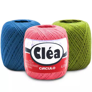 Linha de Croche Clea 125 Circulo Novelo Pequeno com 125 Metros em Oferta na Shopee