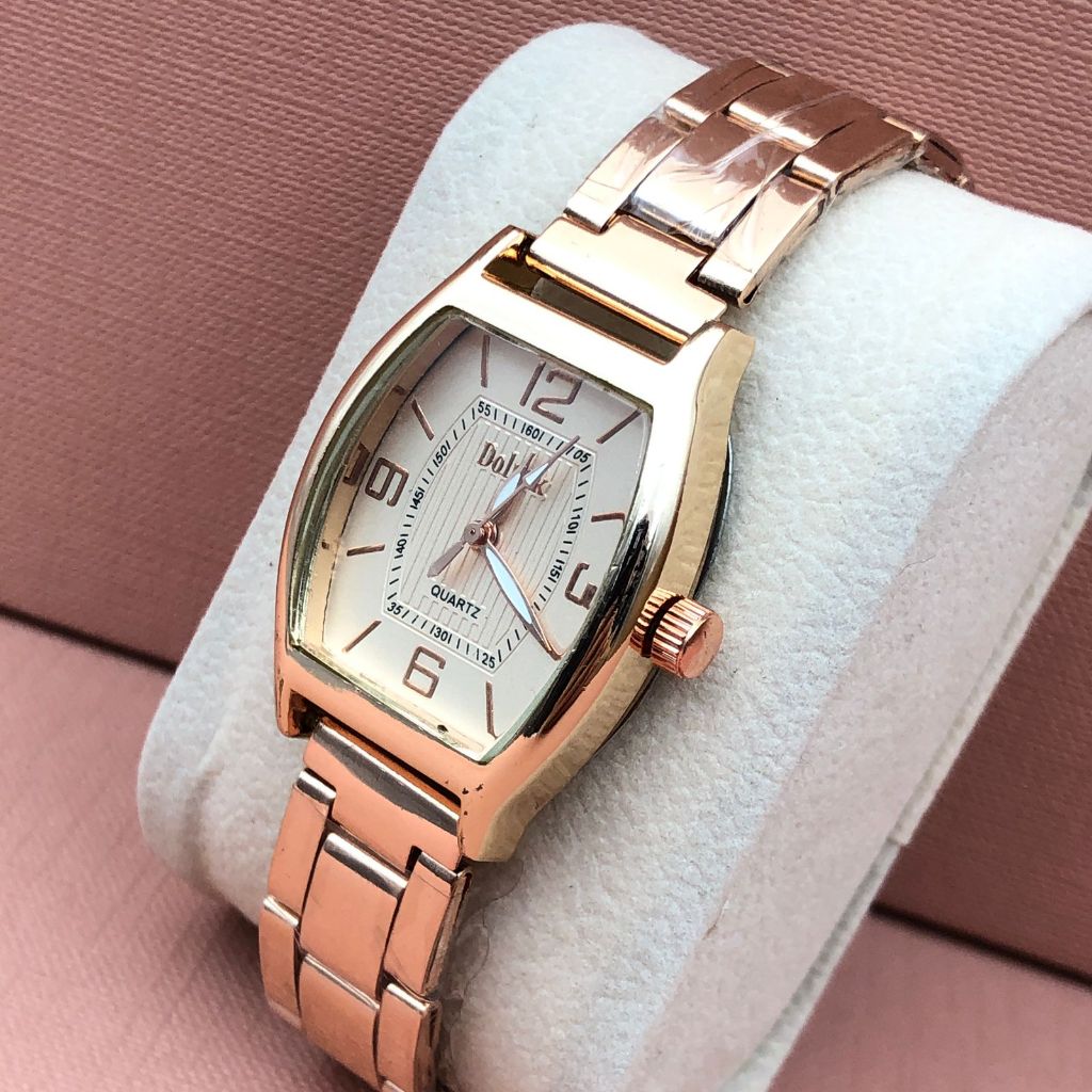Relógio de quartzo quadrado feminino elegante e requintado em Oferta na Shopee