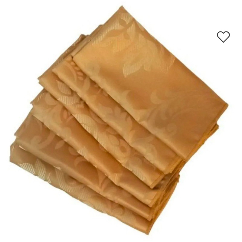 kit 6 Guardanapo Jacquard Varias Cores