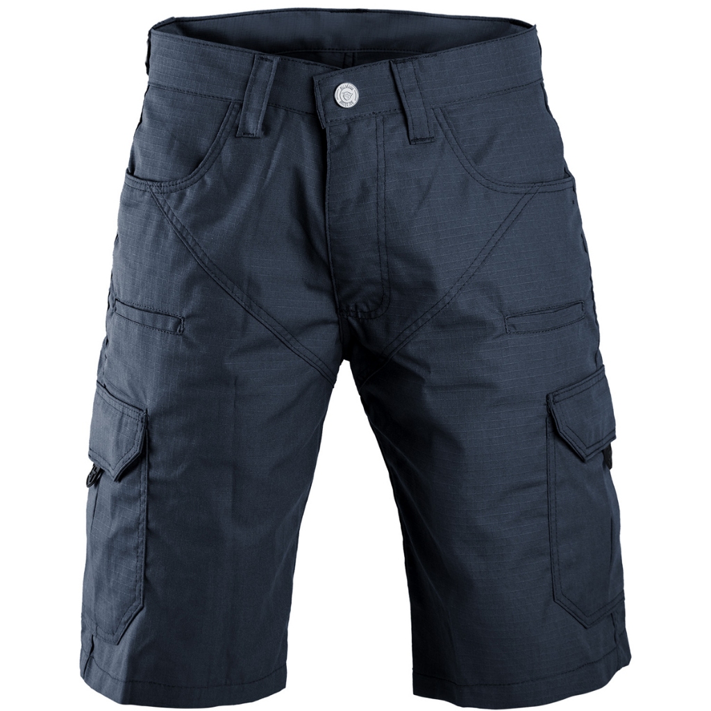 Bermuda Ripstop Masculina Cargo Reforçada 8 Bolsos Azul Noturno Use Tático