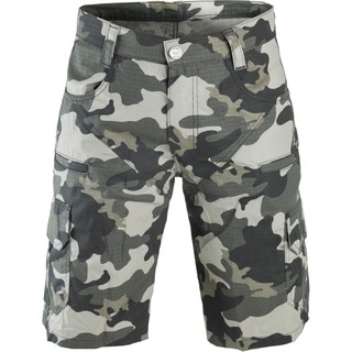 Bermuda Masculina Cargo 8 Bolsos Reforçada em Ripstop Use Tático Camufllada Choque Black
