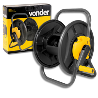 Suporte Enrolador De Mangueira Plástico Reforçado - Vonder em Oferta na Shopee