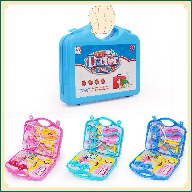 Conjunto Kit Maleta Infantil de Médico Enfermeira Doutora Para Menina Menino  Criança Médica Medico - Educativo